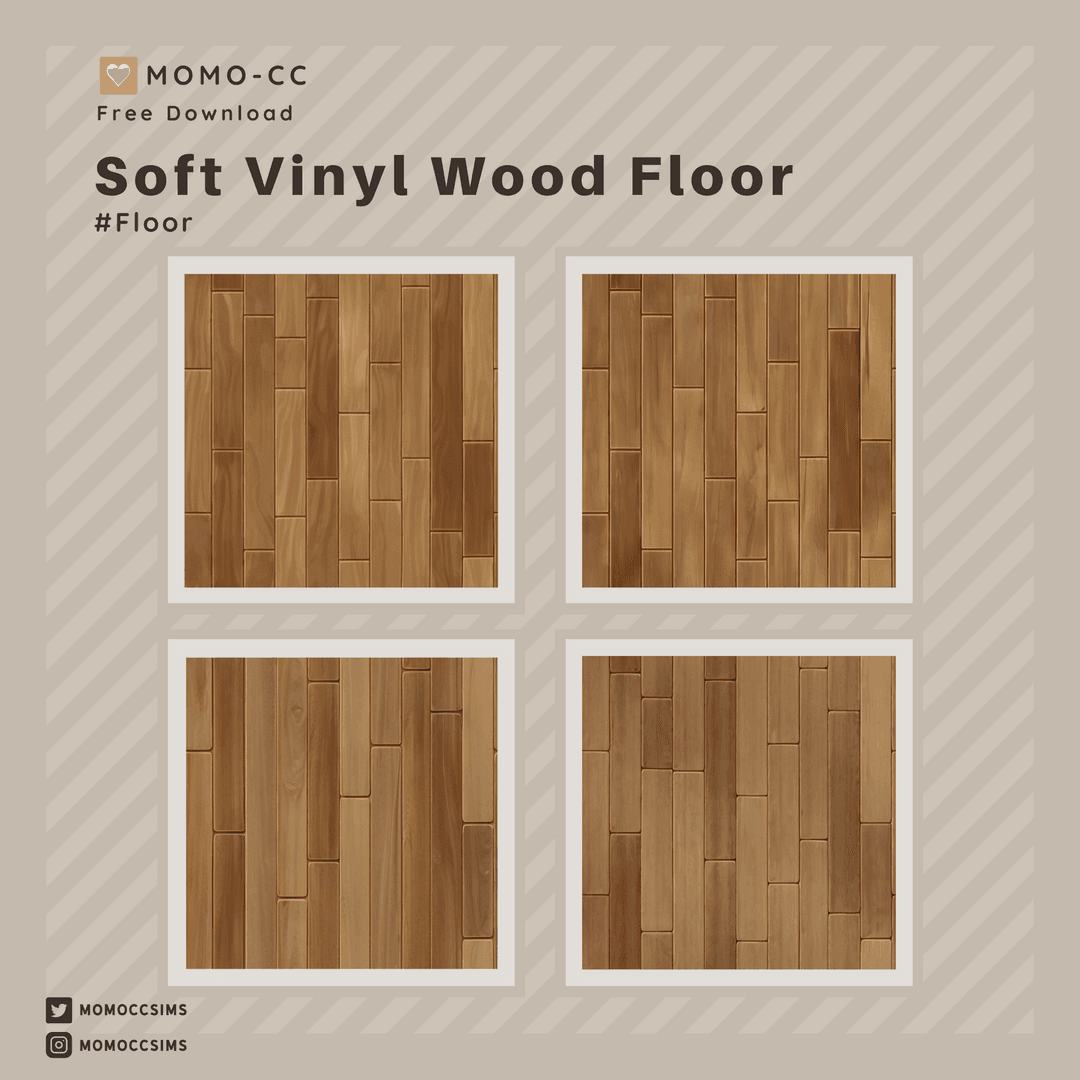 Скриншот мода Виниловый паркет Soft Vinyl Wood Floor